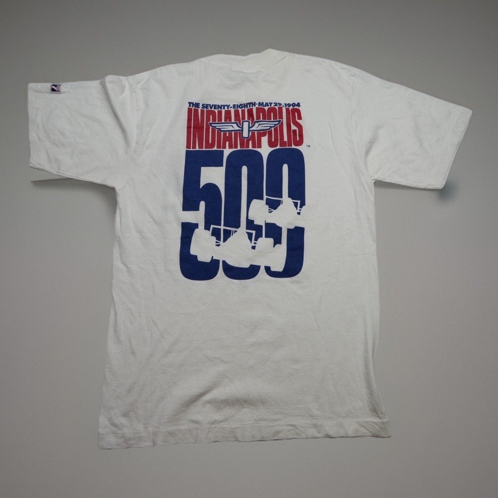 Vintage 1994 Indianapolis Indy 500 Logo 7 inc USA 90s Racing T Shirt Large